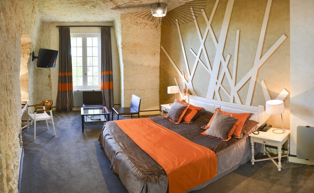 Hotel Les Hautes Roches Rochecorbon Buitenkant foto