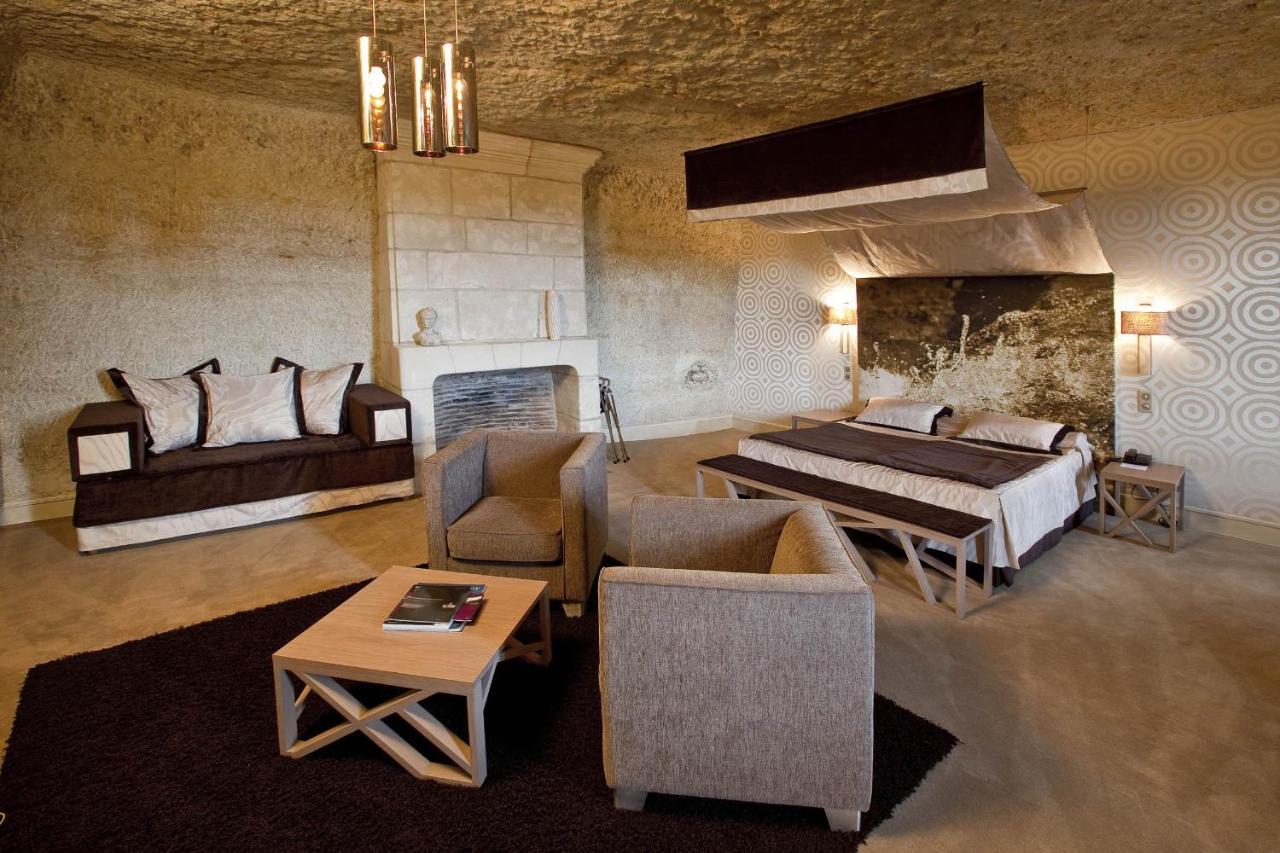 Hotel Les Hautes Roches Rochecorbon Buitenkant foto
